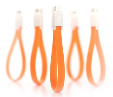 Портативный USB кабель Xiaomi Mi Colorful orange 20 см
